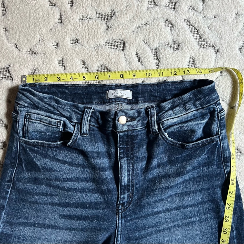KanCan Signature High Rise Skinny Dark Wash Denim Jeans Women's Sz 32 Stretchy - Picture 8 of 11